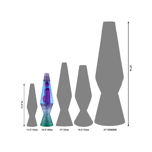 Lava Lamp Ceramic Dip Size