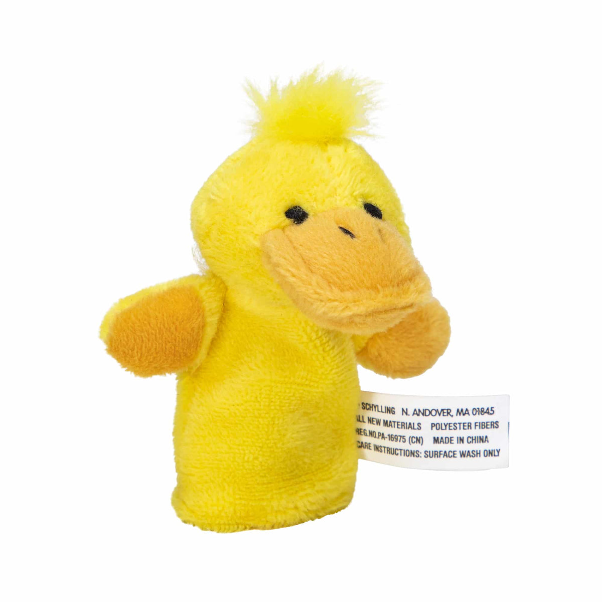 Animal Finger Puppets - Duck Angle Right